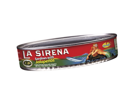 La Sirena Sardinas en Salsa de Jalapeno y Tomate 15 oz (425 g)