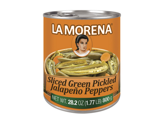 La Morena Jalapeno en Rajas 28.2 oz