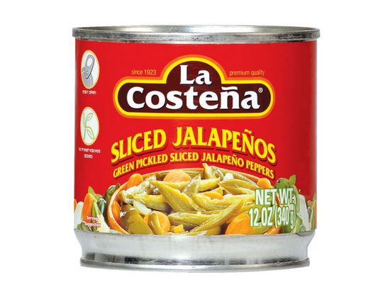 La Costena Jalapeno en Rajas 12 oz