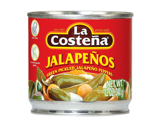 La Costena Jalapenos Enteros 12 oz