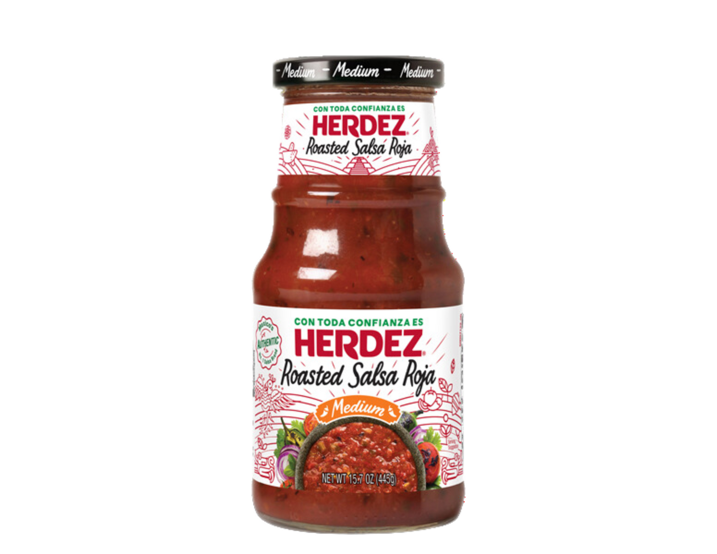 Herdez Roasted Salsa Roja 15.7