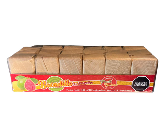 Fruti Dulces Bocadillo de Guayaba 400  gm / 18 ct