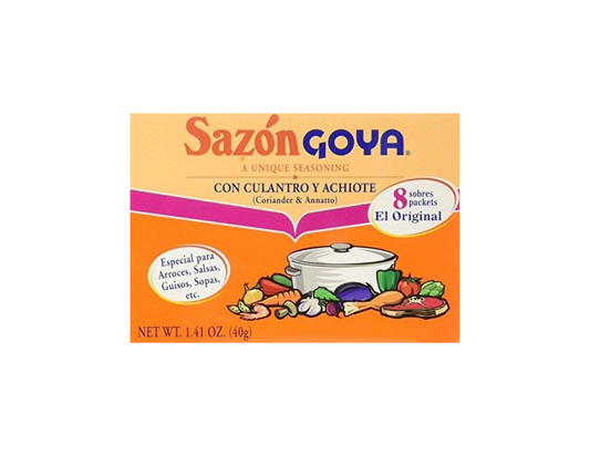 Goya Sazon Culantro y Achiote 8/1.4 oz