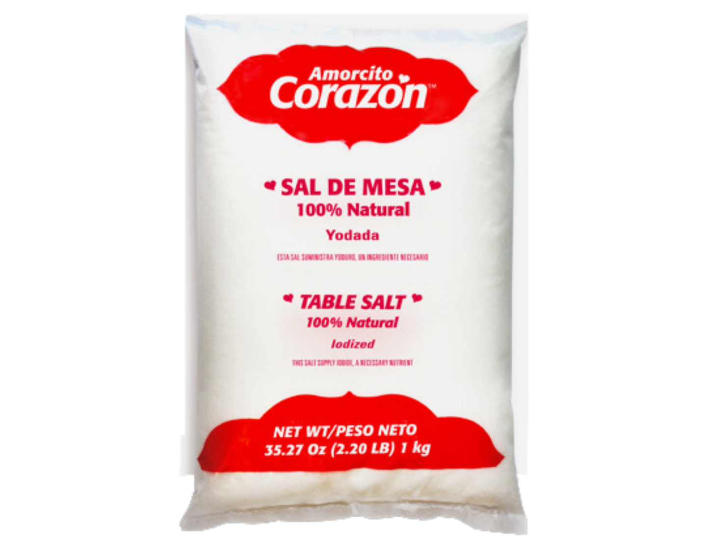 Amorcito Corazon Sal de Grano 2.20 lb