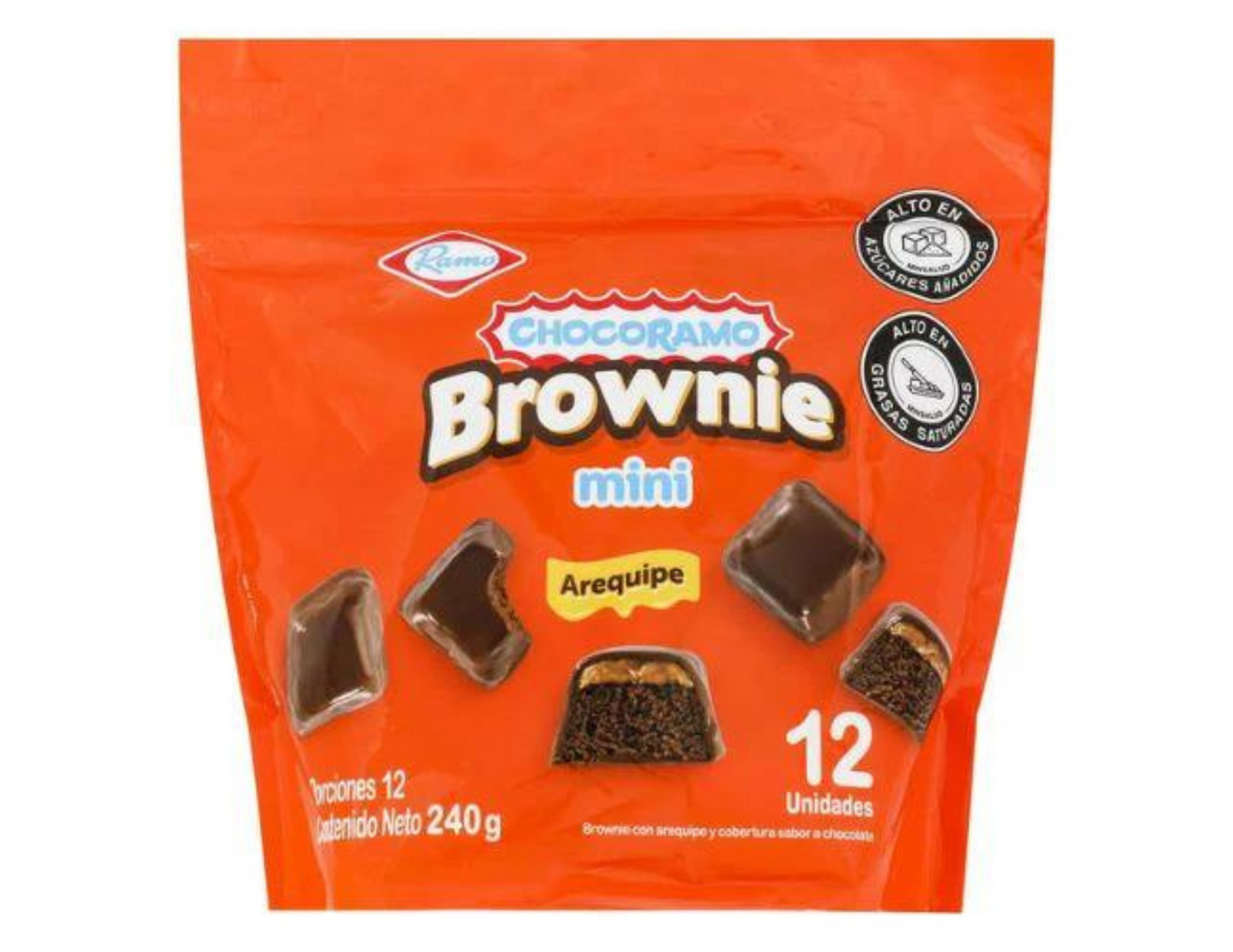 Ramo Chocoramo Brownie mini Arequipe X 12 240 gm