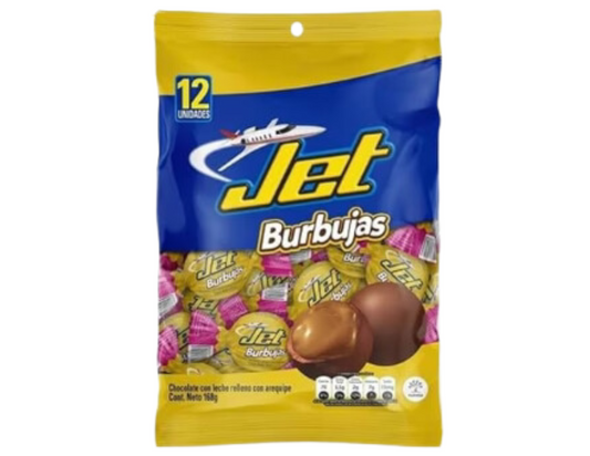 Jet Burbujas Chocolate con Arequipe X 12