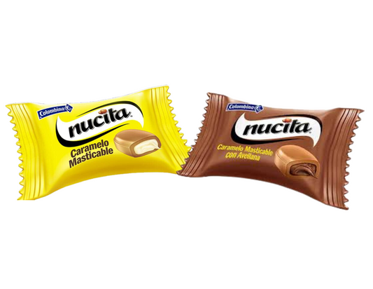 Nucita Caramelo Masticable Relleno X 10 (50 gm)