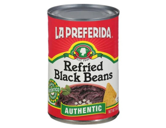 La Preferida Frijoles Negros Refrtios 16 oz