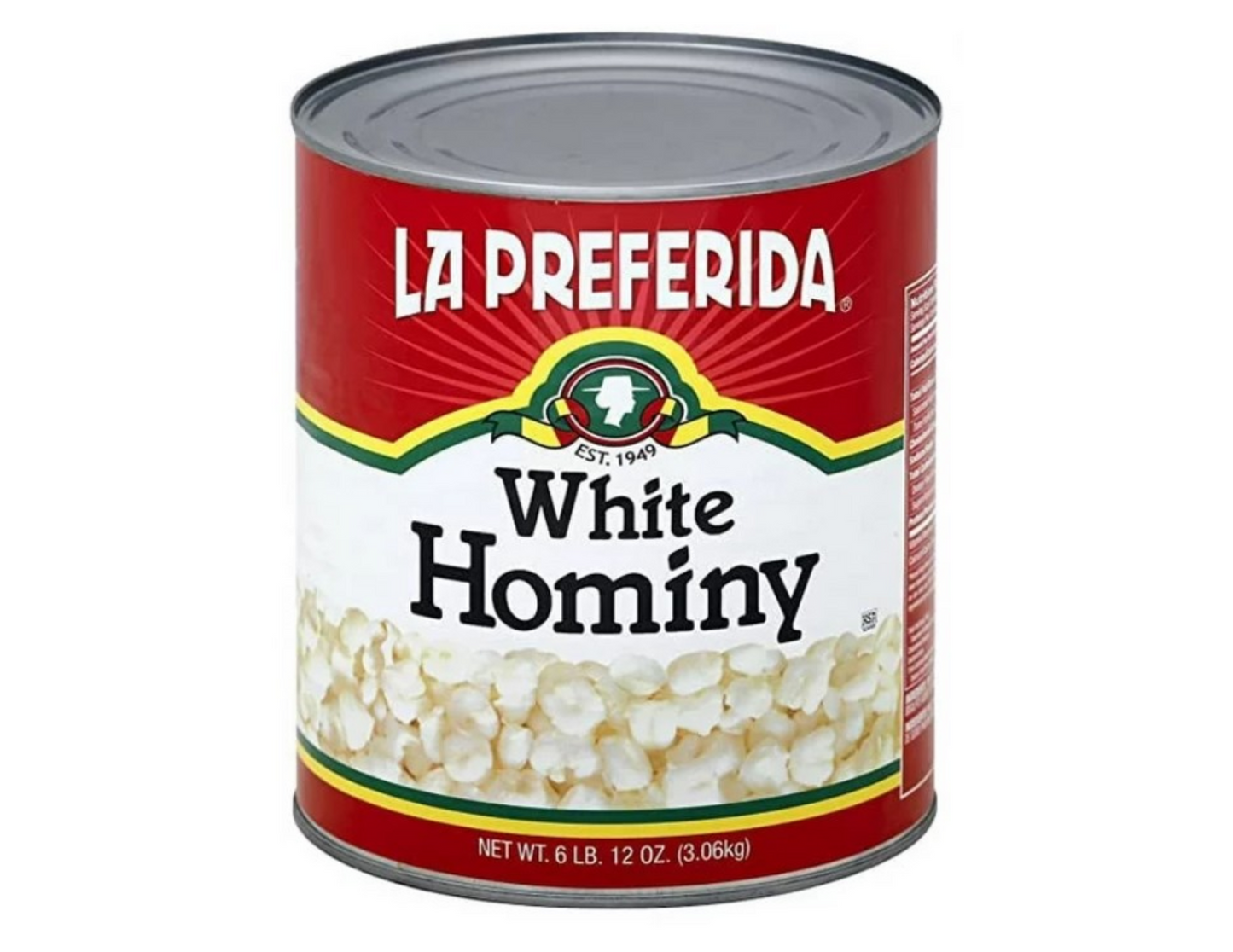 La Preferida White Hominy 108 oz