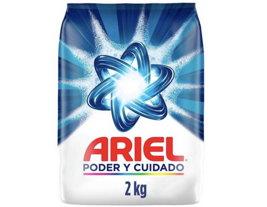 Ariel Detergente Poder y Cuidado 2 kg