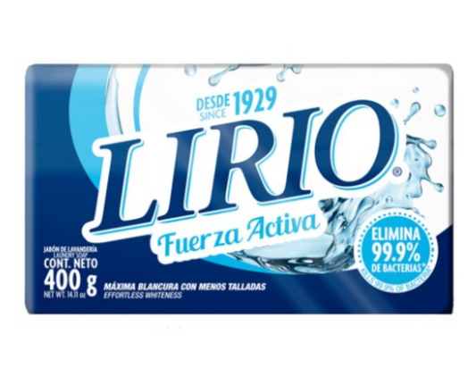 Lirio Blanco Jabon Barra 14.1 oz