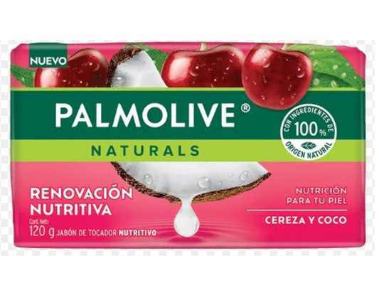 Palmolive Jabon Barra Cereza y Coco 4 ct