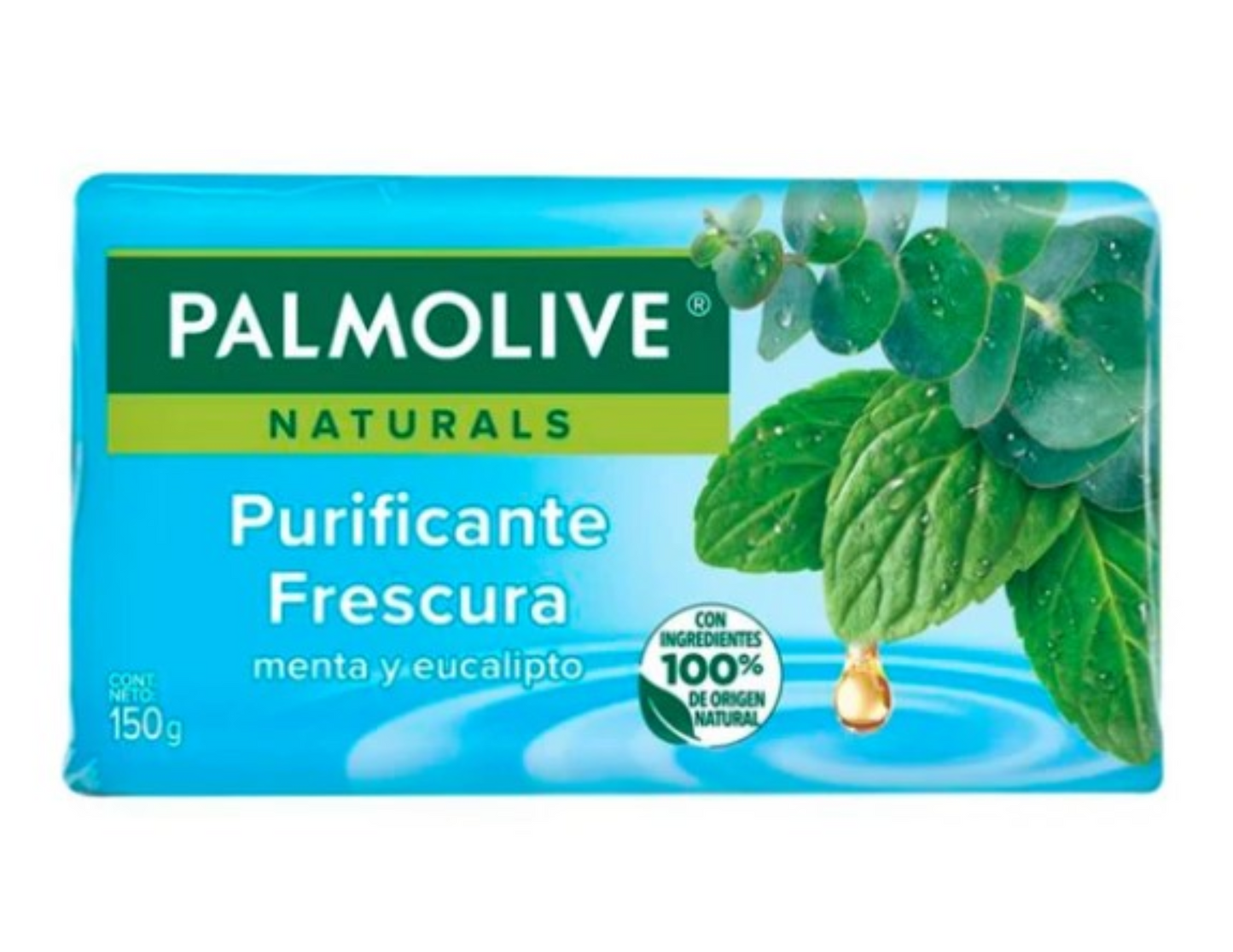 Palmolive Jabon Barra Menta y Eucalipto 4 ct