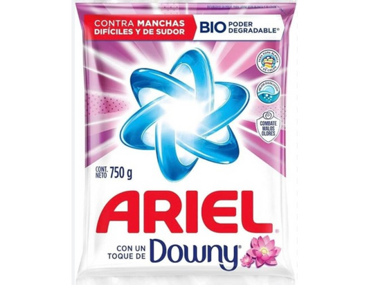 Ariel Detergente Polvo Con Downy 750 g