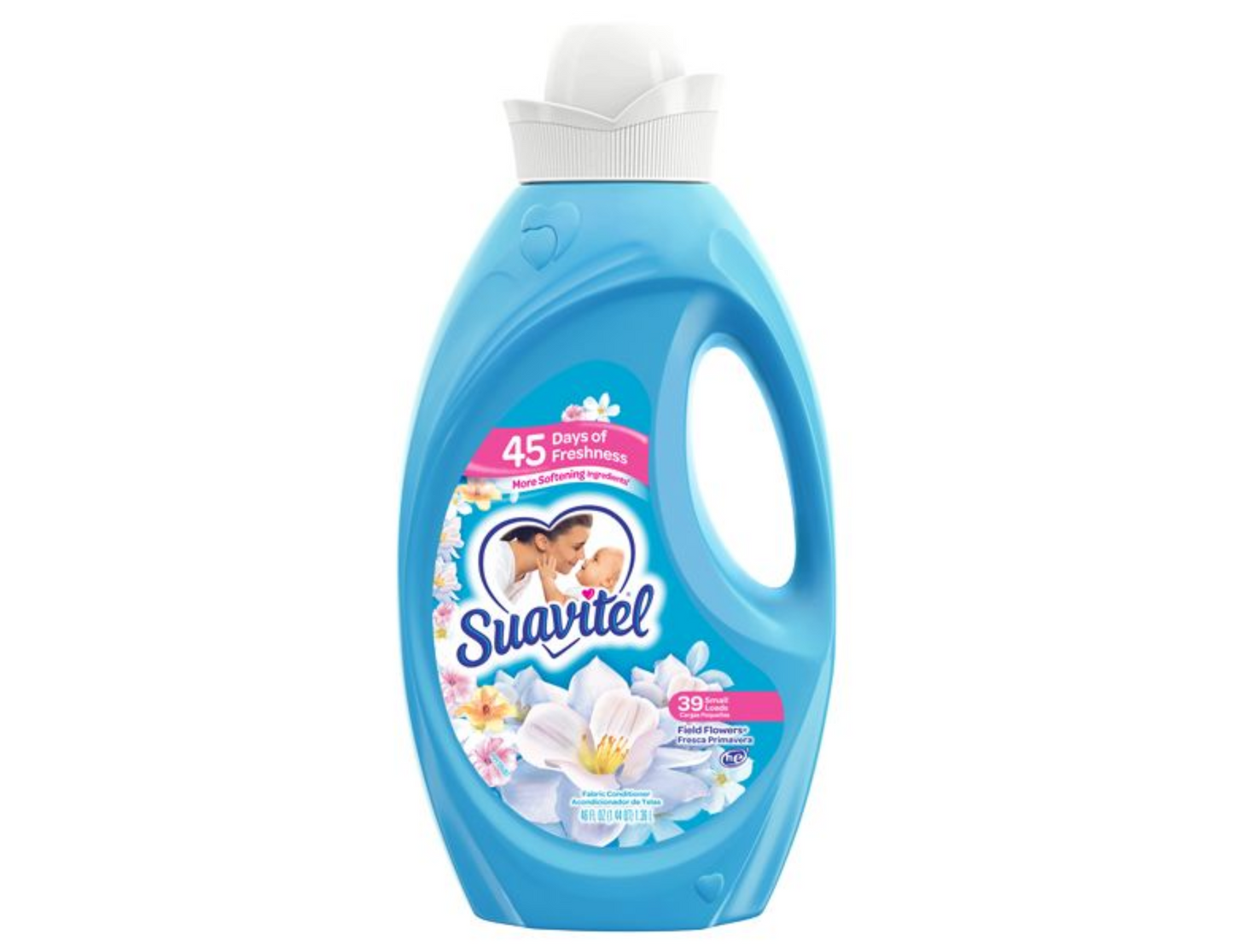 Suavitel Enjuague Field Flower (Blue) 46 oz