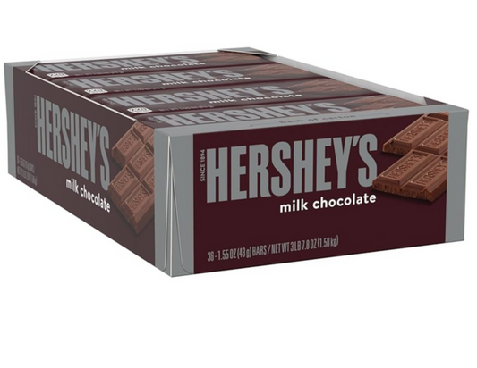 Hershey Milk Chocolate Bar 1.55 oz