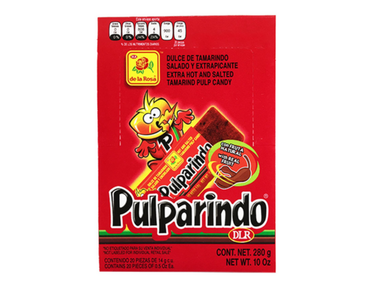 De La Rosa Pulparindo X-Hot 20 ct