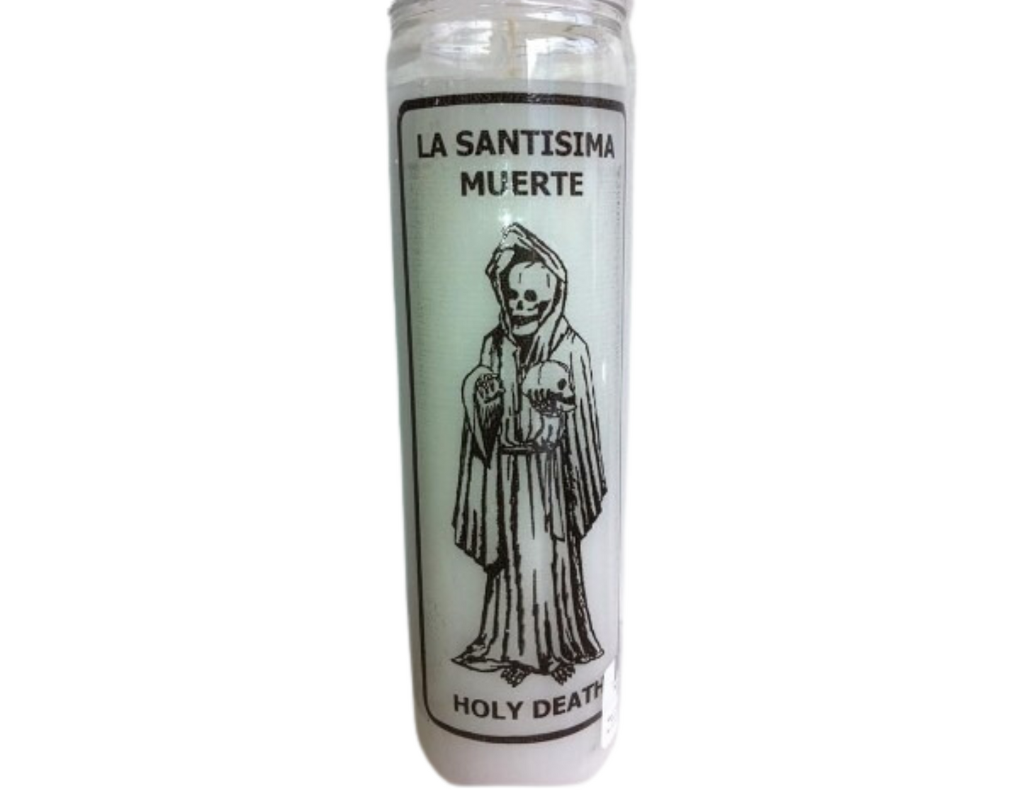 Mex Vela Santa Muerte Blanca 12 ct