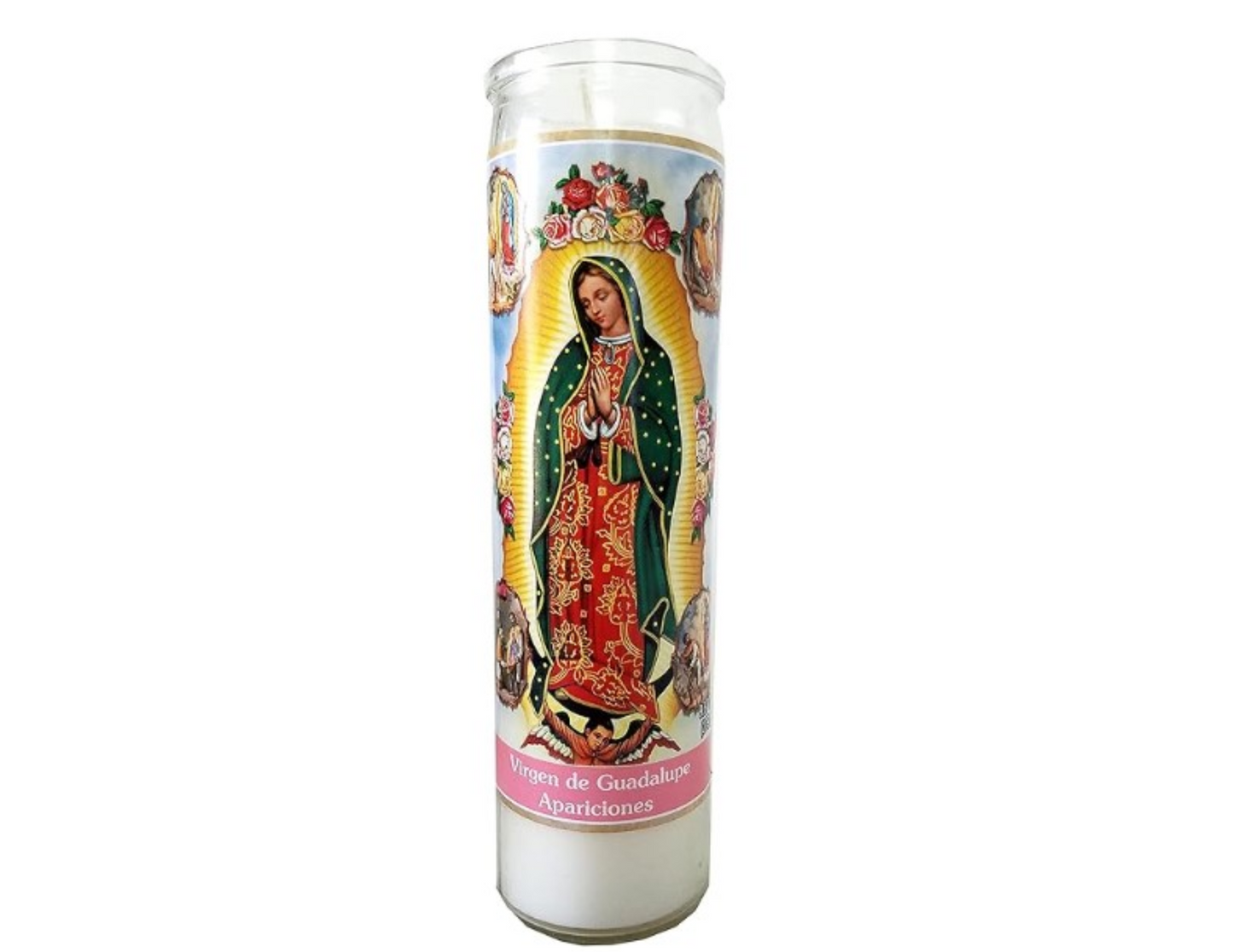 Mex Vela Virgen Apariciones 12 ct