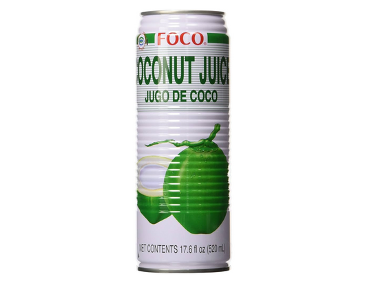 Foco Coco Jugo De Coco Lata Grande 17.6 oz