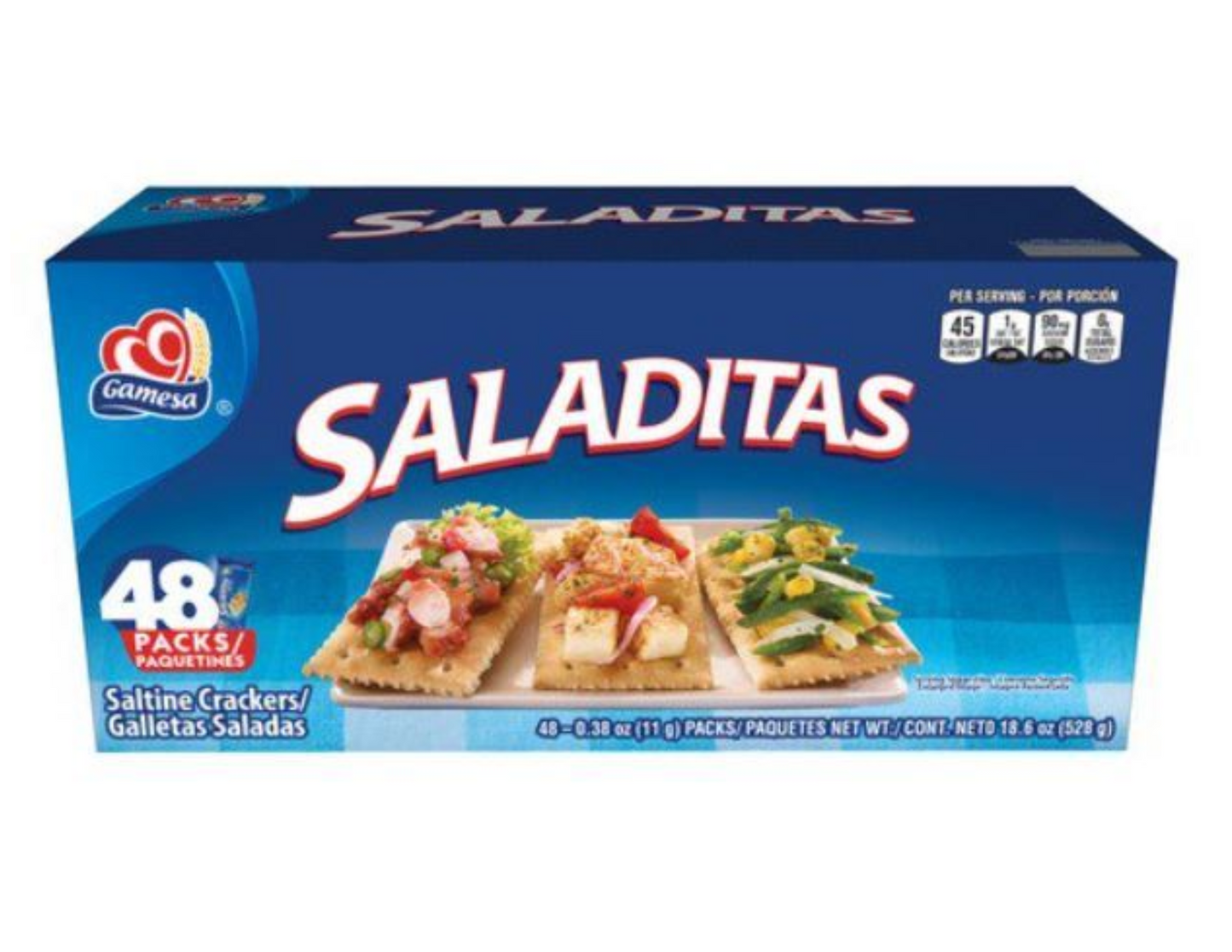 Gamesa Saladitas Caja Larga 18.6 oz