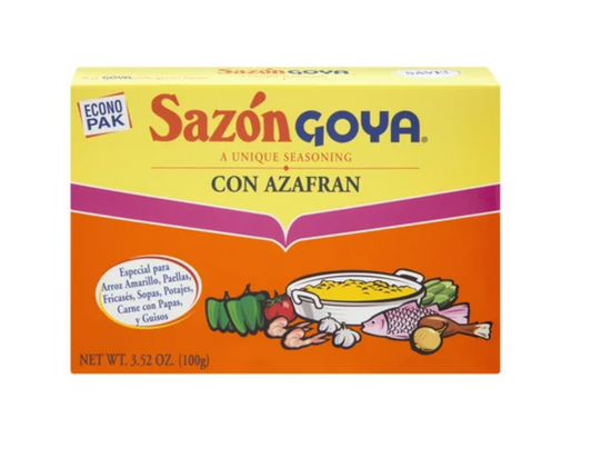 Goya Sazon con Azafran 20/3.52 oz