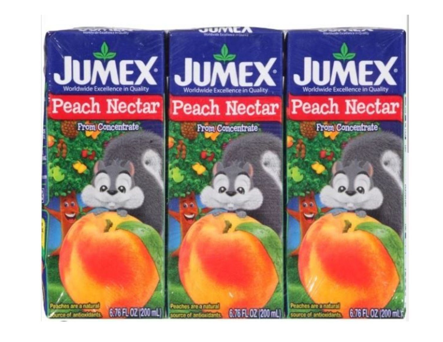 Jumex Minibrick Durazno (Peach) 3pk 6.76 oz