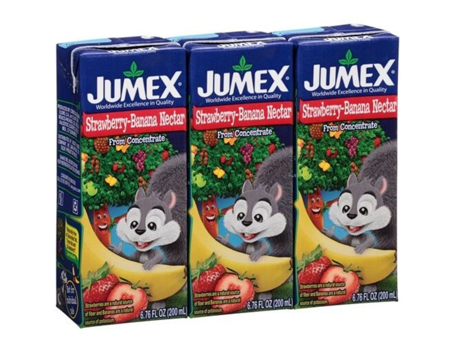 Jumex Minibrick Fresa Banana 3Pk 6.76 oz