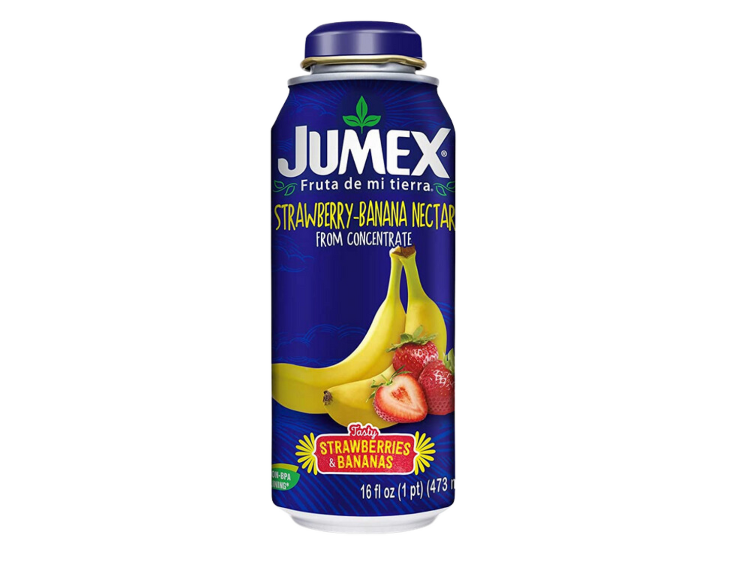 Jumex Tapa Rosca Fresa Banana (Strawberry Banana) 16 oz