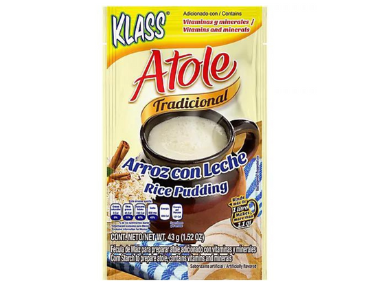 Klass Atole Arroz con Leche 1.5 oz