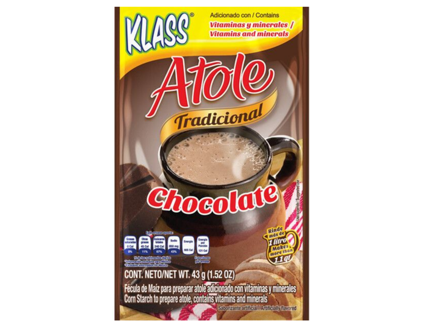 Klass Atole Chocolate 1.5 oz