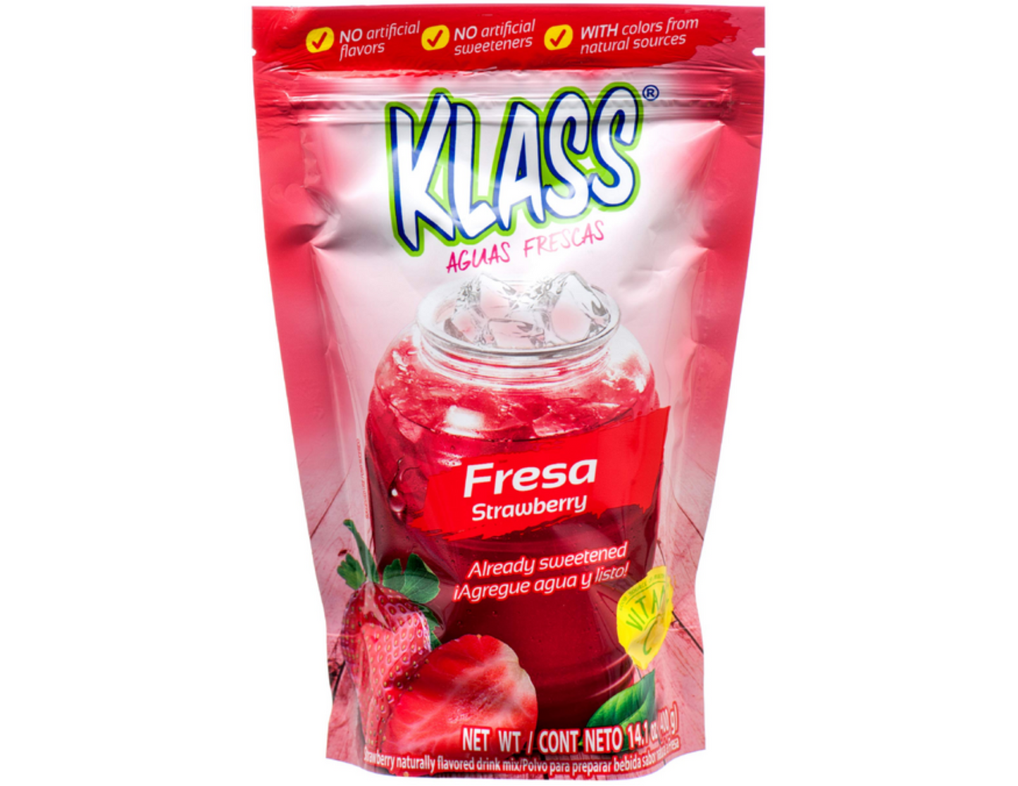 Klass Listo Fresa (Strawberry) 14.1 oz