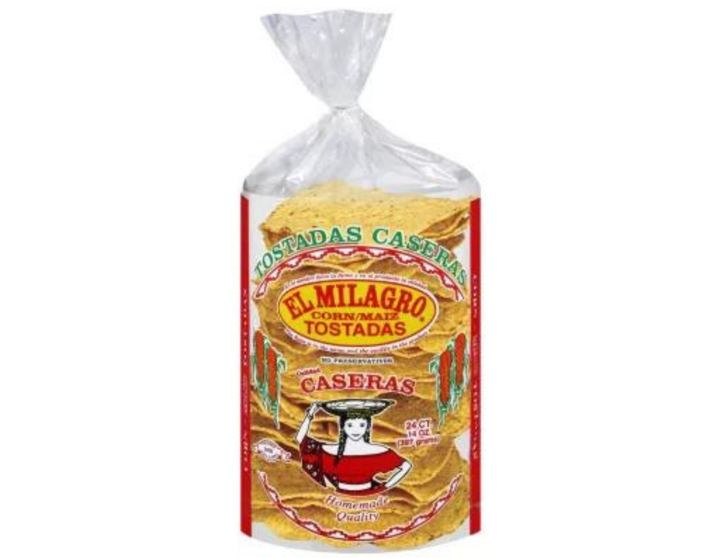 Milagro Tostada 14 oz