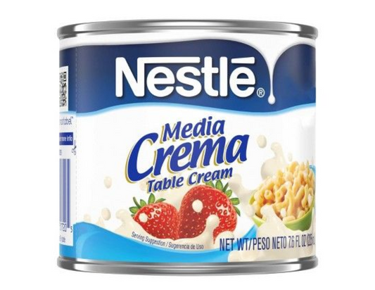 Nestle Lata Media Crema 7.6 oz (225 gm)