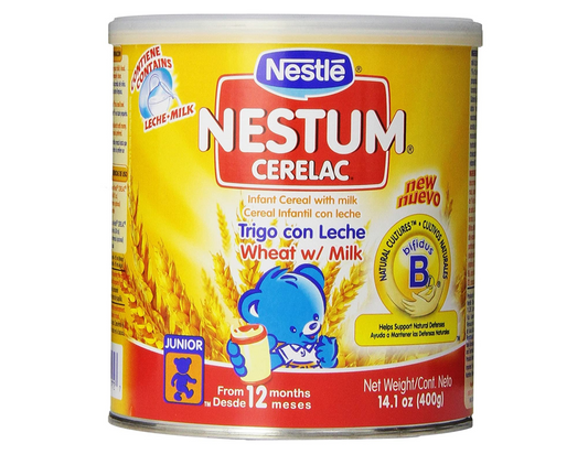 Nestle Nestum Cerelac Trigo con Leche 14.1 oz