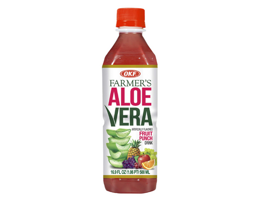 OKF Aloe Drink Fruit Punch (Ponche de Frutas) 500 ml