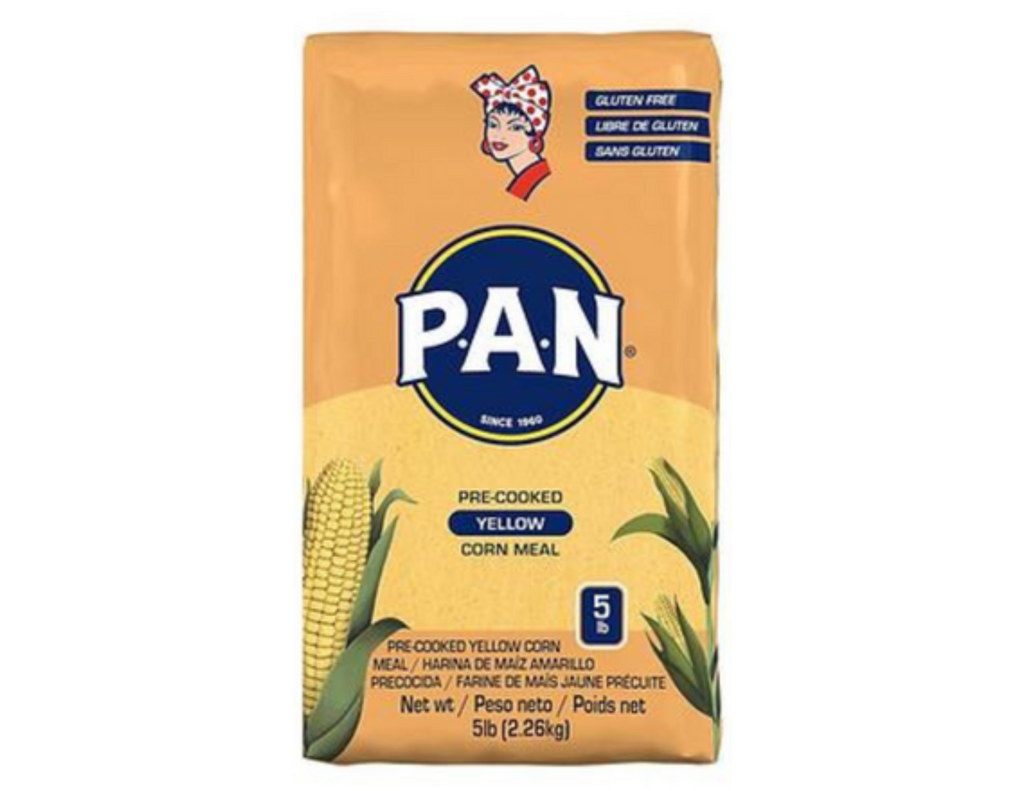 PAN Harina Arepa Amarilla 5 lb