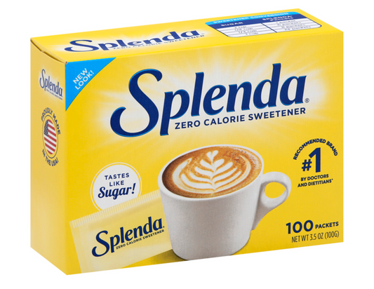 Splenda	No Calorie Sweetener 100 ct