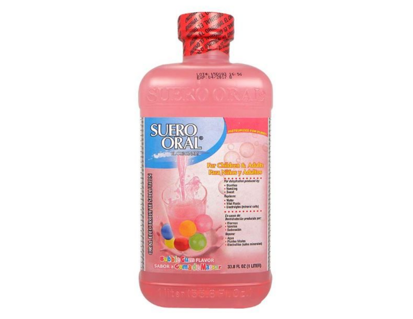 Suero Oral Chicle (Bubble Gum) 1 lt