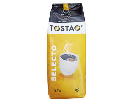 Tostao Cafe Selecto Molido 16 oz