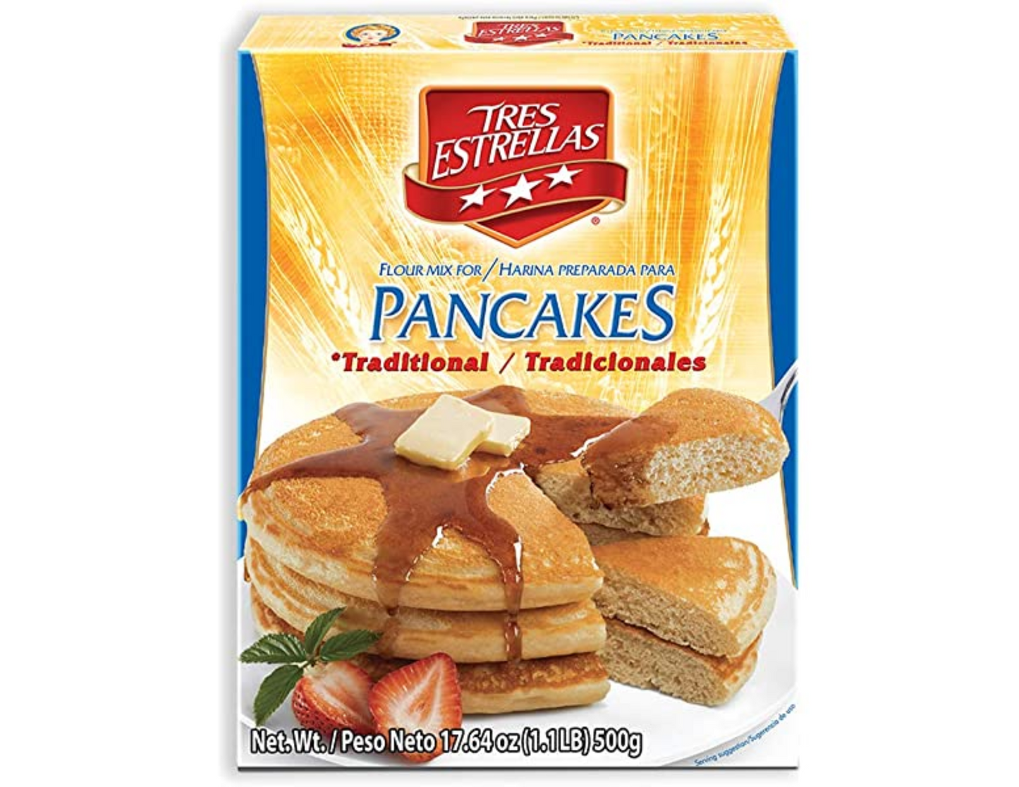 Tres Estrellas Harina Pancakes 500 gm