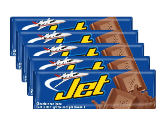 Jet Chocolate con Leche 11 gm X 5