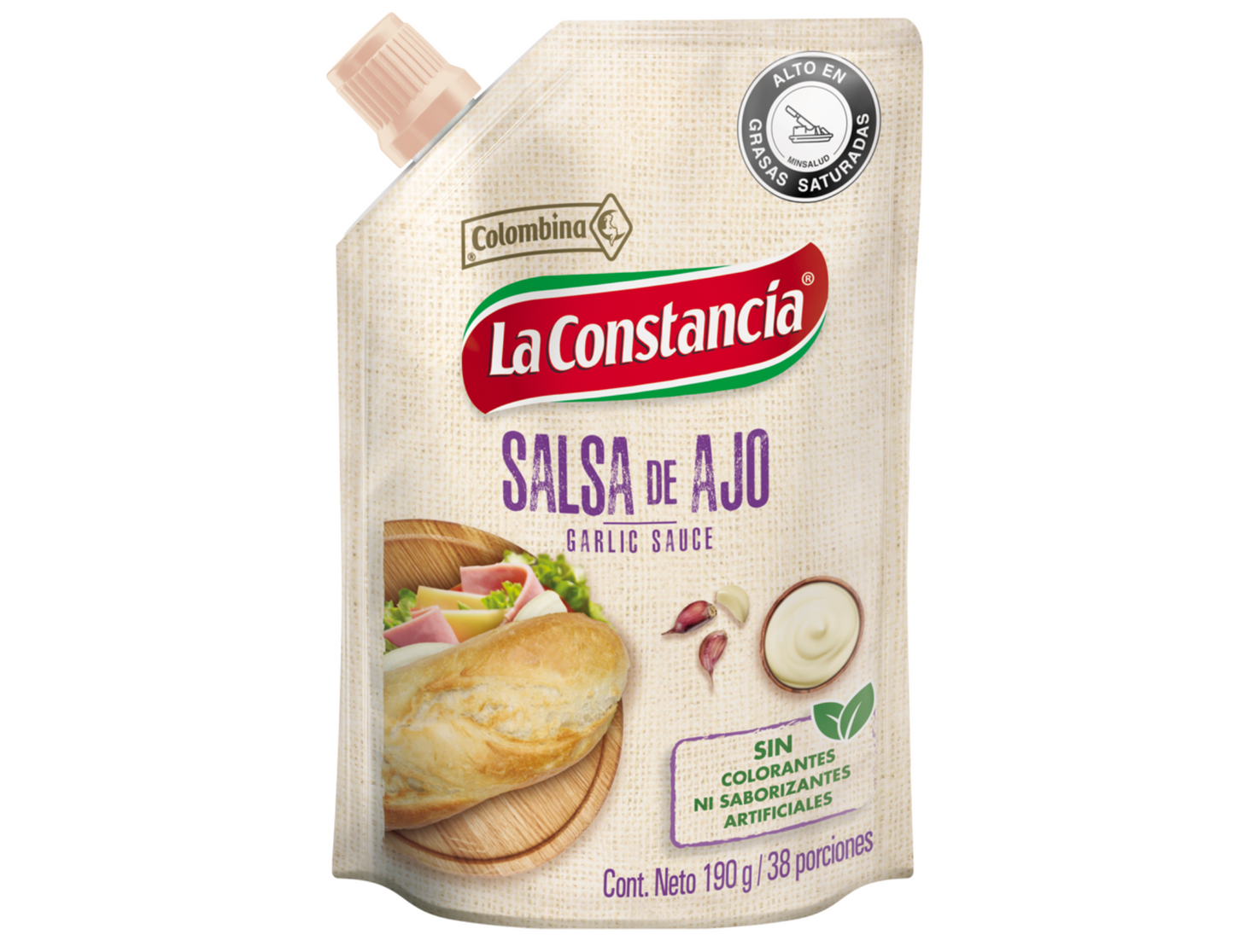 La Constancia Salsa de Ajo 190 gm