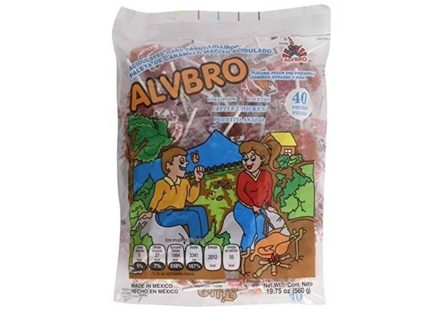 Alvbro Pollito Asado 40 ct