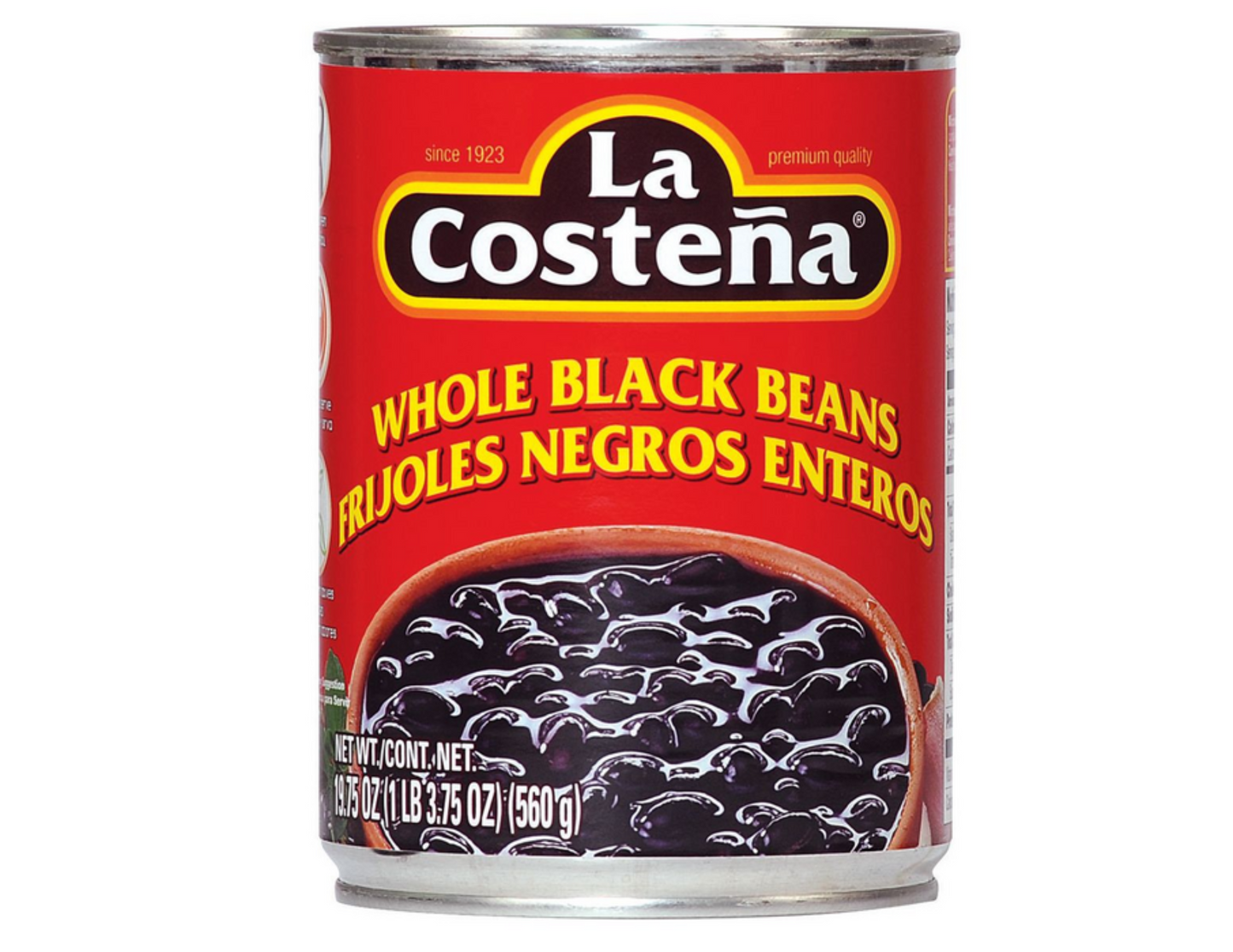 La Costena Frijoles Negros Enteros 19.75 oz