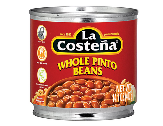 La Costena  Frijoles Pintos  Enteros 14.1 oz