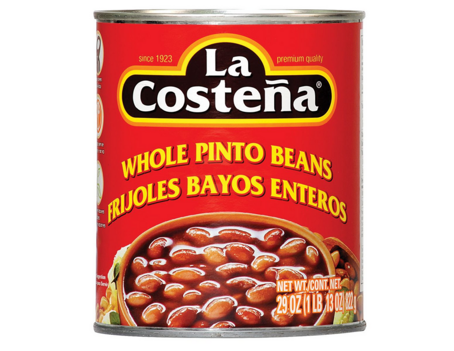 La Costena  Frijoles Pintos  Enteros 29 oz