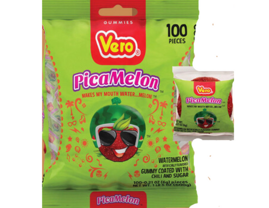 Vero Pica Melon (Sandia) Goma 100 ct