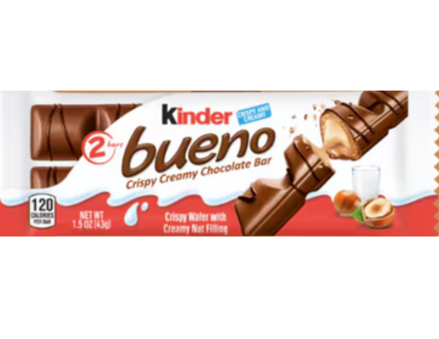 Kinder Bueno Crispy Barra 1.5 oz