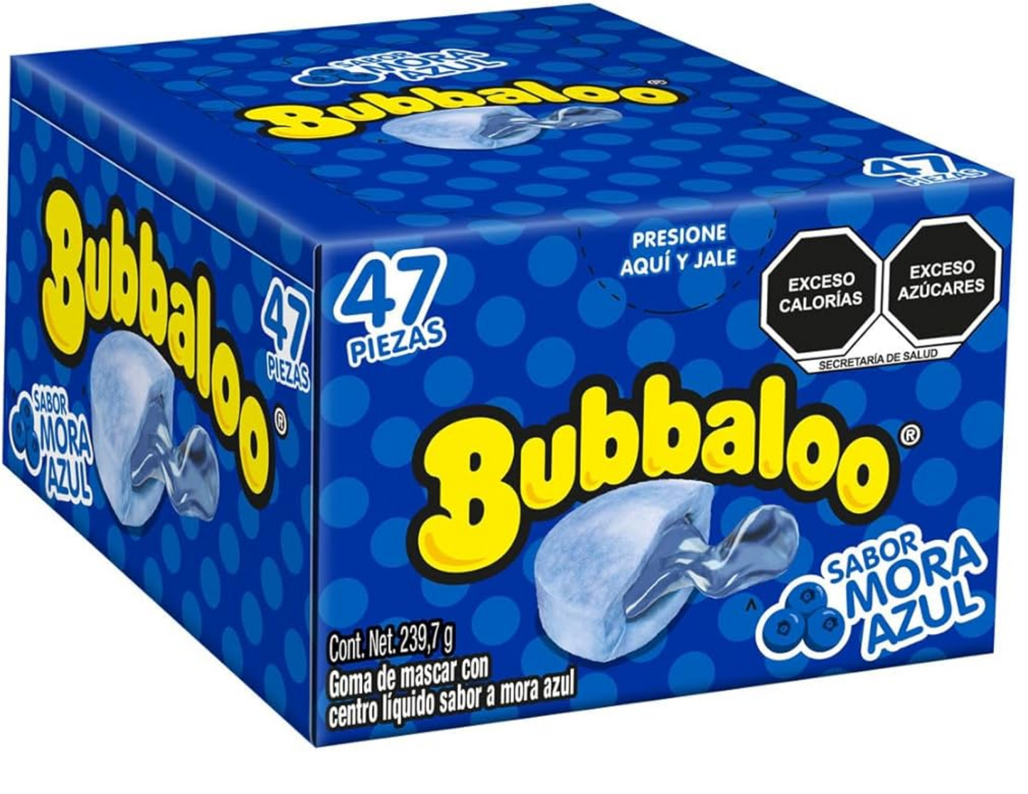 Bubbaloo Mora Azul 47 ct